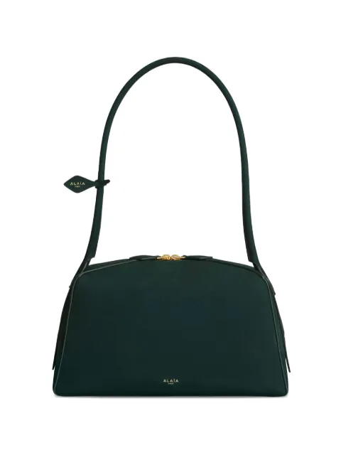 Alaïa Le Bouledogue logo shoulder bag Green AA1L2019CA214