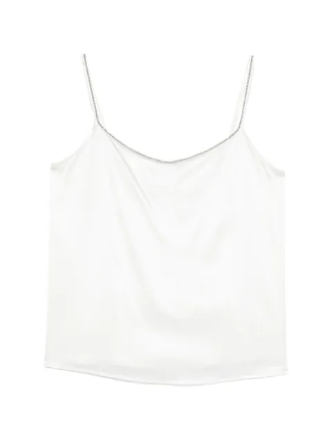 PANICALE beaded-strap top White D381121G