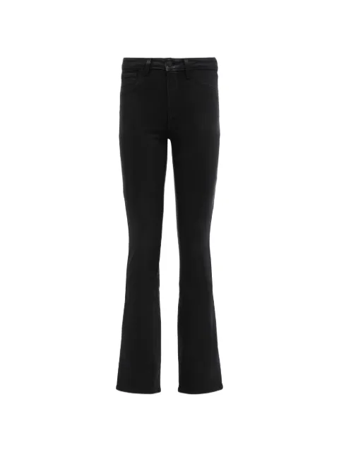 L'Agence Selma coated bootcut jeans Black 2700PDDCBLACKCOATED