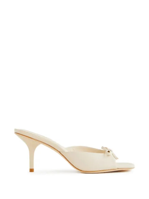 Reformation Clementine bow heeled sandals Neutrals 1315306ALR
