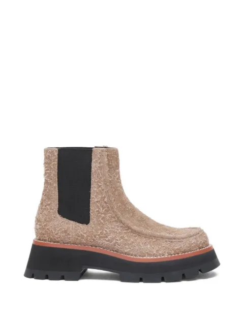 3.1 Phillip Lim Kate textured chelsea boots Neutrals SF25T998FHS