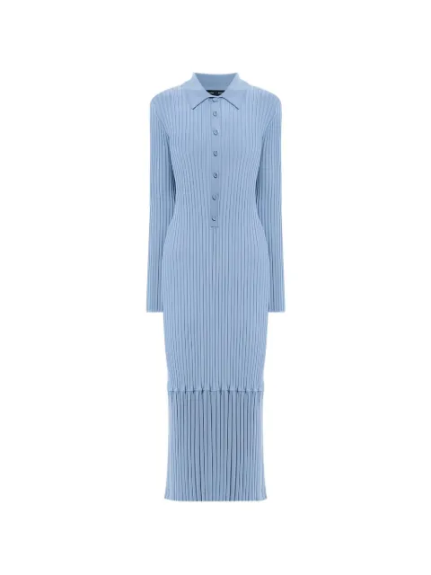 Proenza Schouler ribbed Luiza dress Blue R2617345KY410