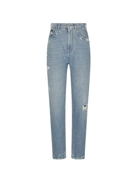 Dolce & Gabbana distressed denim jeans Blue FTBXGDG8GJ3