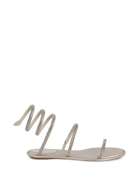 René Caovilla rhinestone-embellished sandals Neutrals C12732010RN01V104