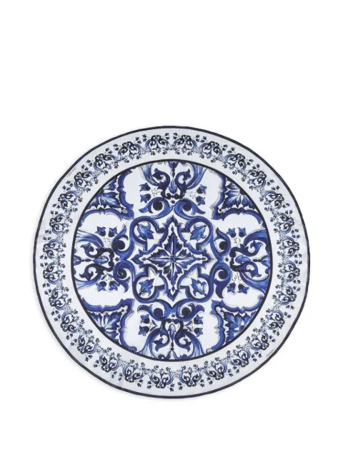 Dolce & Gabbana floral linen tablecloth White TCG009TCADN