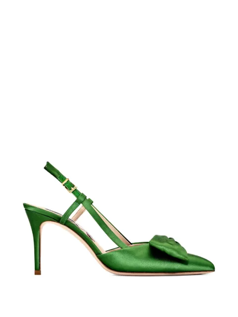 Sachin & Babi Lenox bow-detail pumps Green F241F04
