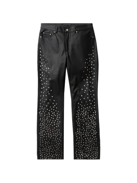 Who Decides War stud-embellished trousers Black 1120970002FW25