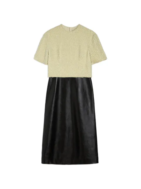 Jil Sander beaded short-sleeve dress Black J01FV0105JTN377