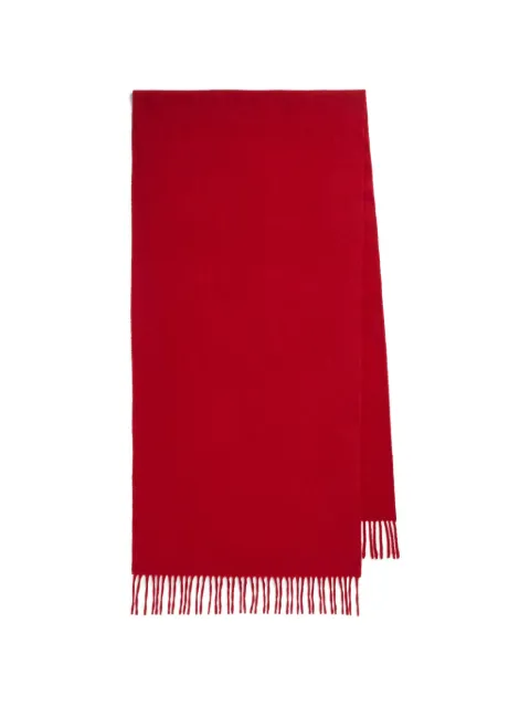 TOTEME fringed-edge scarf Red 254WSC0140FB0540015