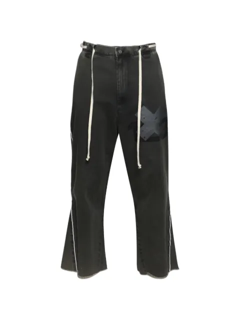 RRR123 pastoral straight leg trousers Grey PSTRPA00