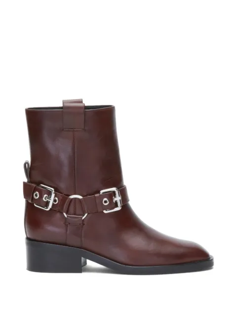 3.1 Phillip Lim buckle-strap boots Brown SF25U000WLS