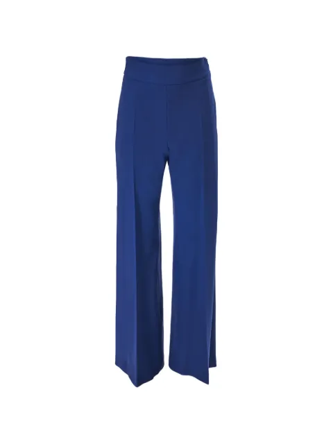 Carolina Herrera Diane wide-leg trousers Blue F2511N411BWT