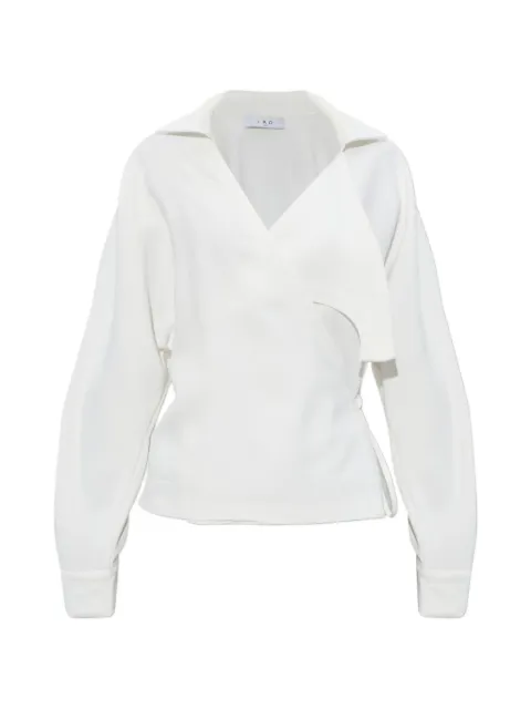 IRO Heloa tie-waist jacket White WP16HELOA