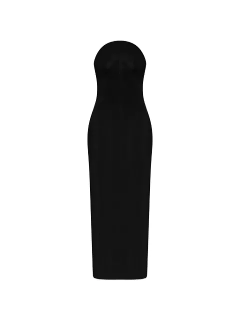 Alaïa off shoulder dress Black AA9R2909J050C