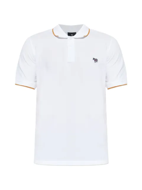 PS Paul Smith logo-patch polo shirt White M2R151LZV2158001WHITE