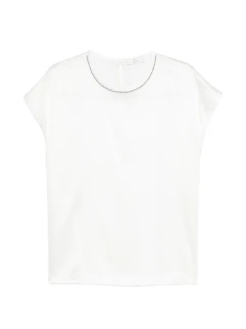 PANICALE embellished top White D381121G