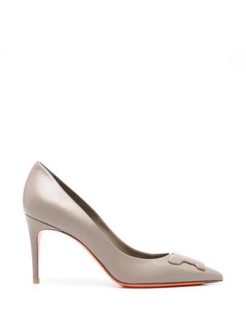 Santoni leather pumps Neutrals WDID71207HI2TSZA