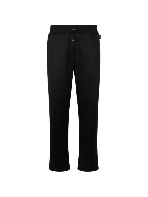 Philipp Plein logo-embellished track pants Black SAFCMJT2709PTE003N