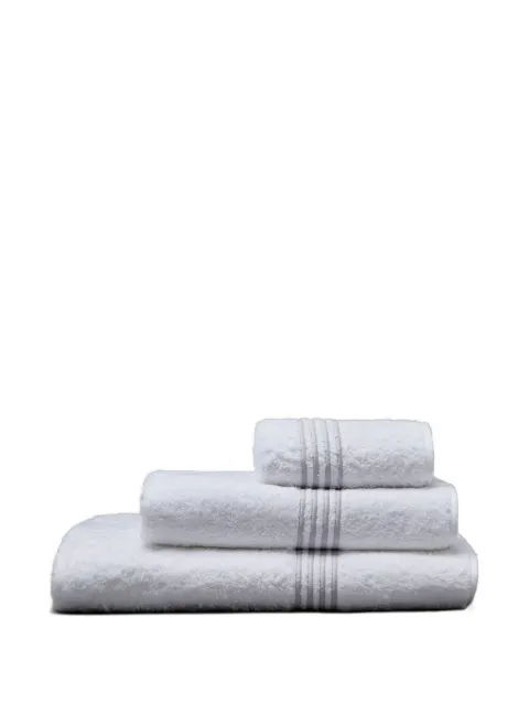 Thom Browne 4-bar frette 3-piece towel set White UXU068AF0486