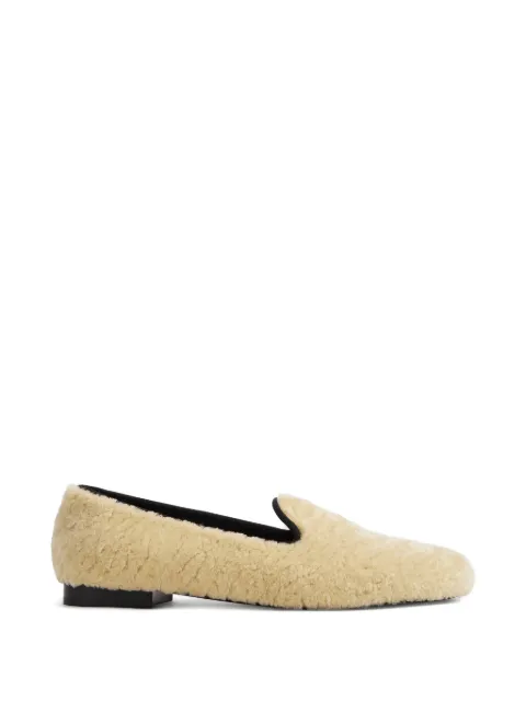 TOTEME shearling loafers Neutrals 261WAS0274LE0197072