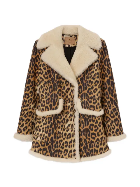Ermanno Scervino double-breasted coat Brown D450I304SHBZM