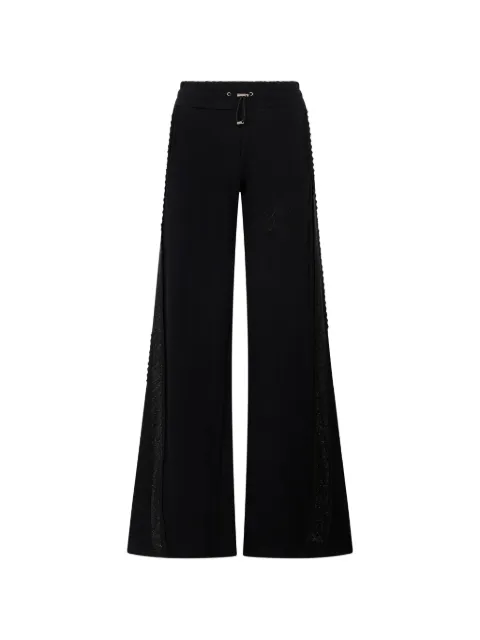 Philipp Plein strass tracksuit trousers Black SAFCWJT2200PTE003N