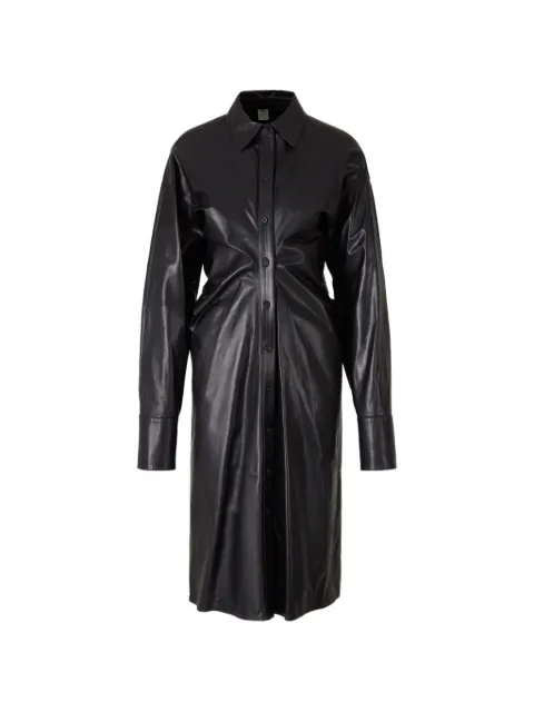 TOTEME long-sleeves midi dress Blue 254WRD0256LE0170016
