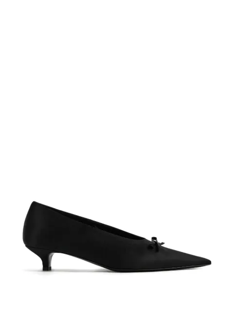 TOTEME bow-detail pumps Black 261WAS0284FB0401001
