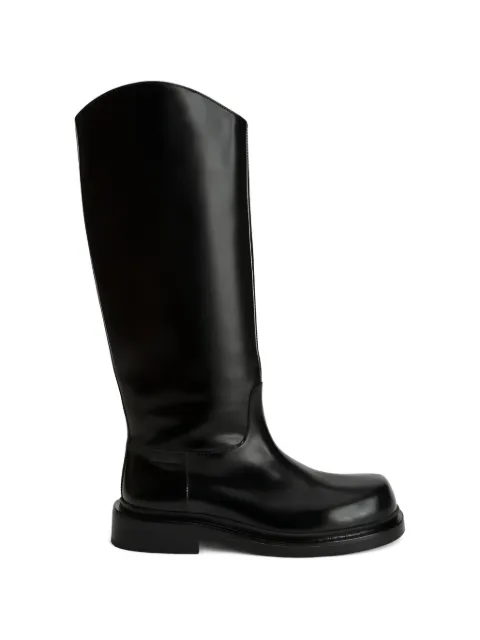 Jil Sander leather knee-high boots Black J15WW0073P7449