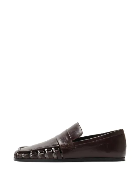 Jil Sander square.-toe loafers Brown J15WR0026P4835