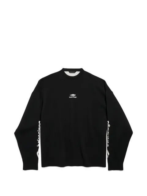 Balenciaga logo-print sweatshirt Black 857094T17691070