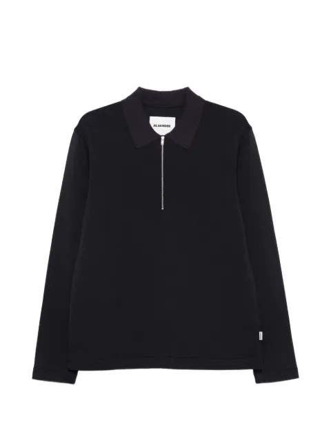 Jil Sander cotton piquet polo T-shirt Blue J61GL0004J20336