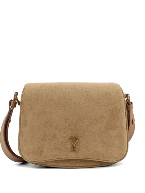 AMI Paris Paris Paris heart-motif shoulder bag Neutrals ULL717AL0166A086