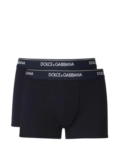 Dolce & Gabbana stretch cotton regular-fit boxers two-pack Blue M9C07JONN95