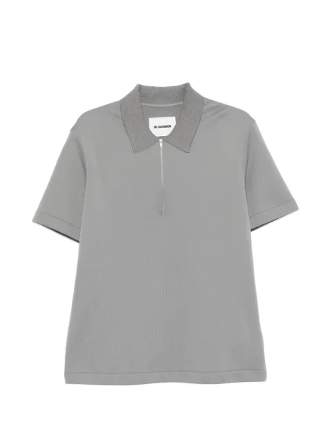 Jil Sander half-zip polo shirt Grey J61GL0002J20336