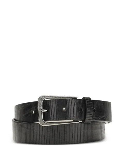 Brunello Cucinelli grained leather belt Black M0GUAC33MC101