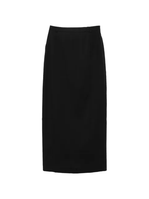 Kimhekim faux-pearl-chain maxi skirt Black ZG1SK01BK