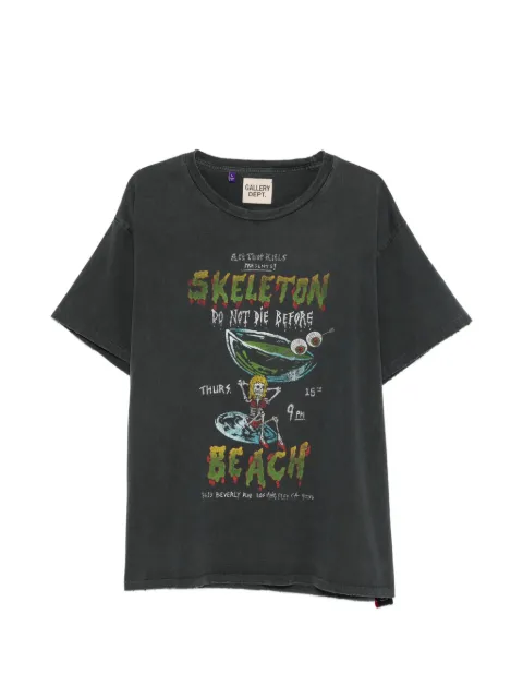 GALLERY DEPT. DON'T DIE printed T-shirt Black TOP011