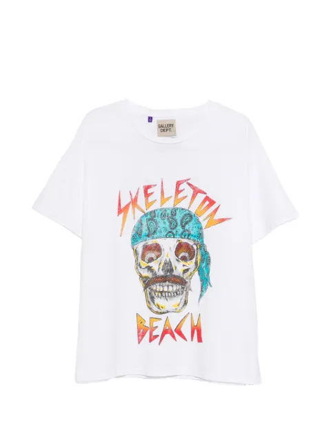 GALLERY DEPT. skeleton-graphic T-shirt White SBM10311