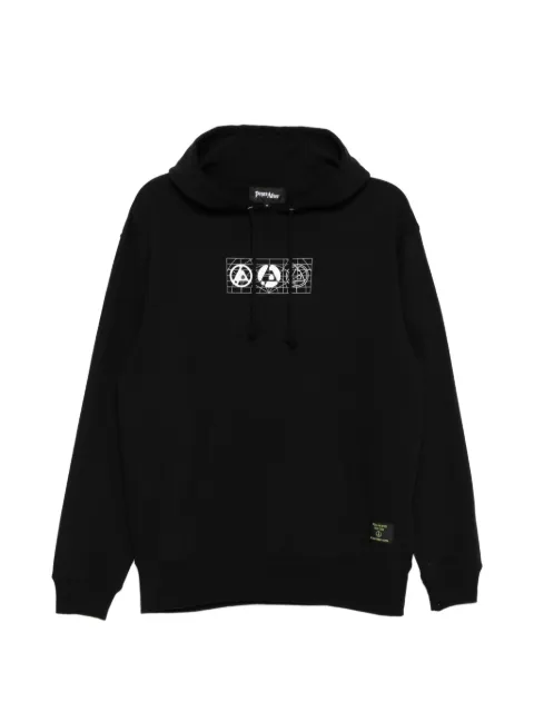 PEACE AND AFTER x Linkin Park logo-print hoodie Black PA25LPHD02BLACK