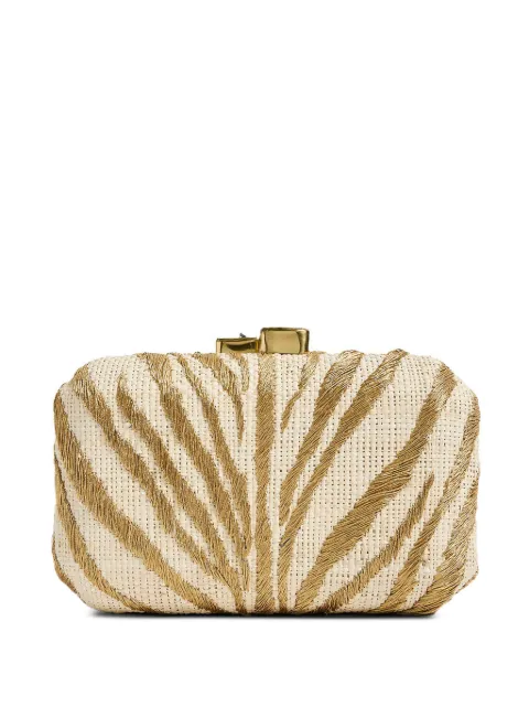 Pamela Munson Le Zoo clutch bag Neutrals R26HB007