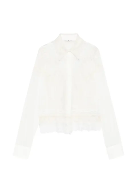 Ermanno Scervino lace embroidered shirt White D482K342APRQZ
