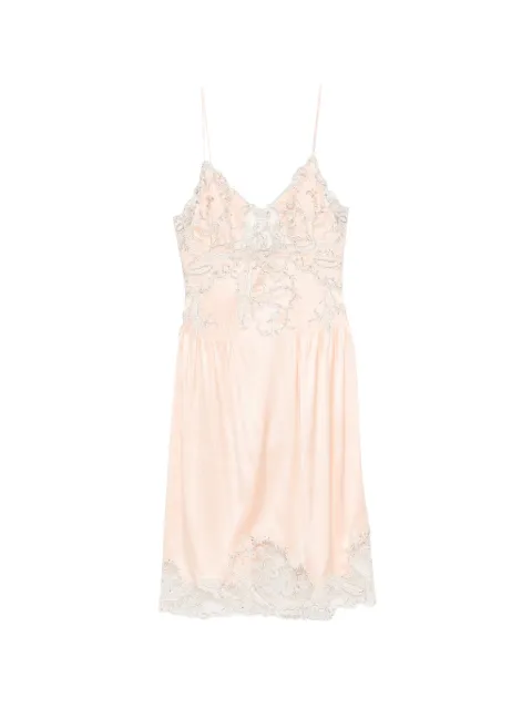 Ermanno Scervino lingerie-style midi dress Pink D482Q355APXZV