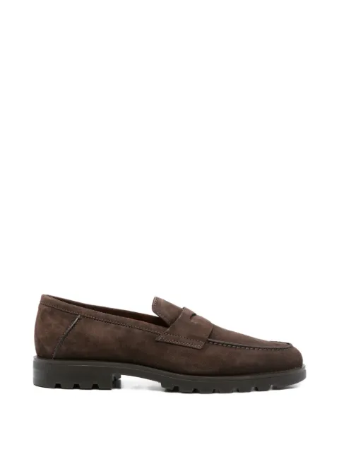 Santoni suede loafers Brown MGDG18610DTRBSEY