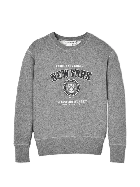 Marc Jacobs x The A.P.C. Shrunken NY crew-neck sweatshirt Grey 2F5RTP095C49064