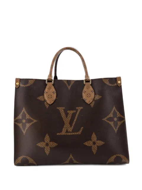 Louis Vuitton Pre-Owned OnTheGo Reverse Monogram Giant MM tote bag Brown Y78HHXQZQ0E4Z4YA
