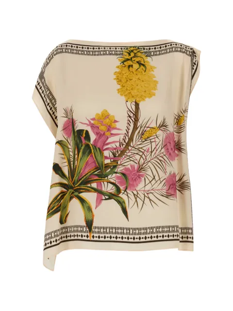 Blumarine printed top Neutrals 2C450A