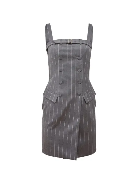Fleur Du Mal Maxwell mini dress Grey DR06731067