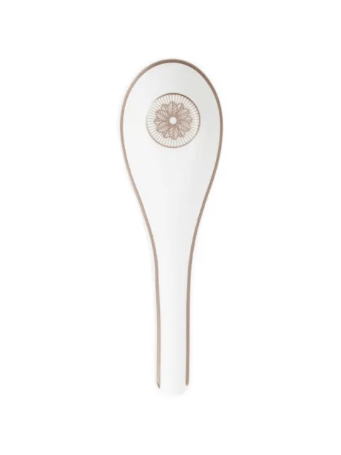 Christofle Malmaison Impériale floral porcelain spoon White 3570667117658