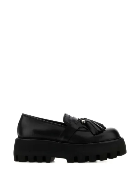 Alexander McQueen tassel platform loafers Black 856166WHAEZ